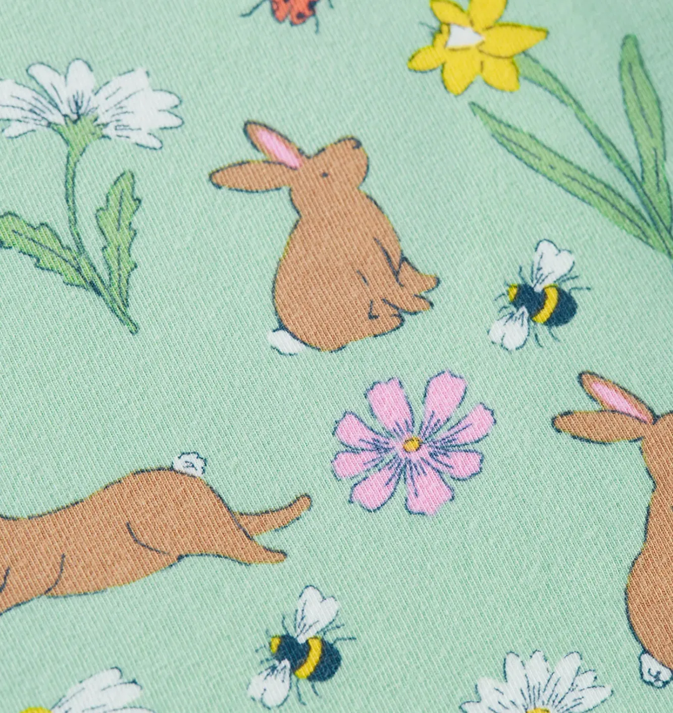 Frugi Little Libby Leggings Pn1ge Rabbits
