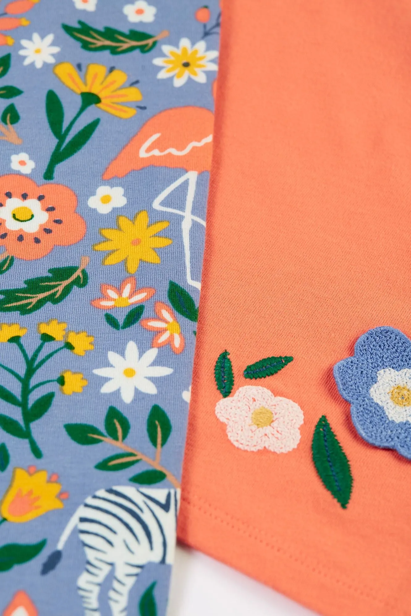 Frugi Opal Infant Outfit Rainforest Friends