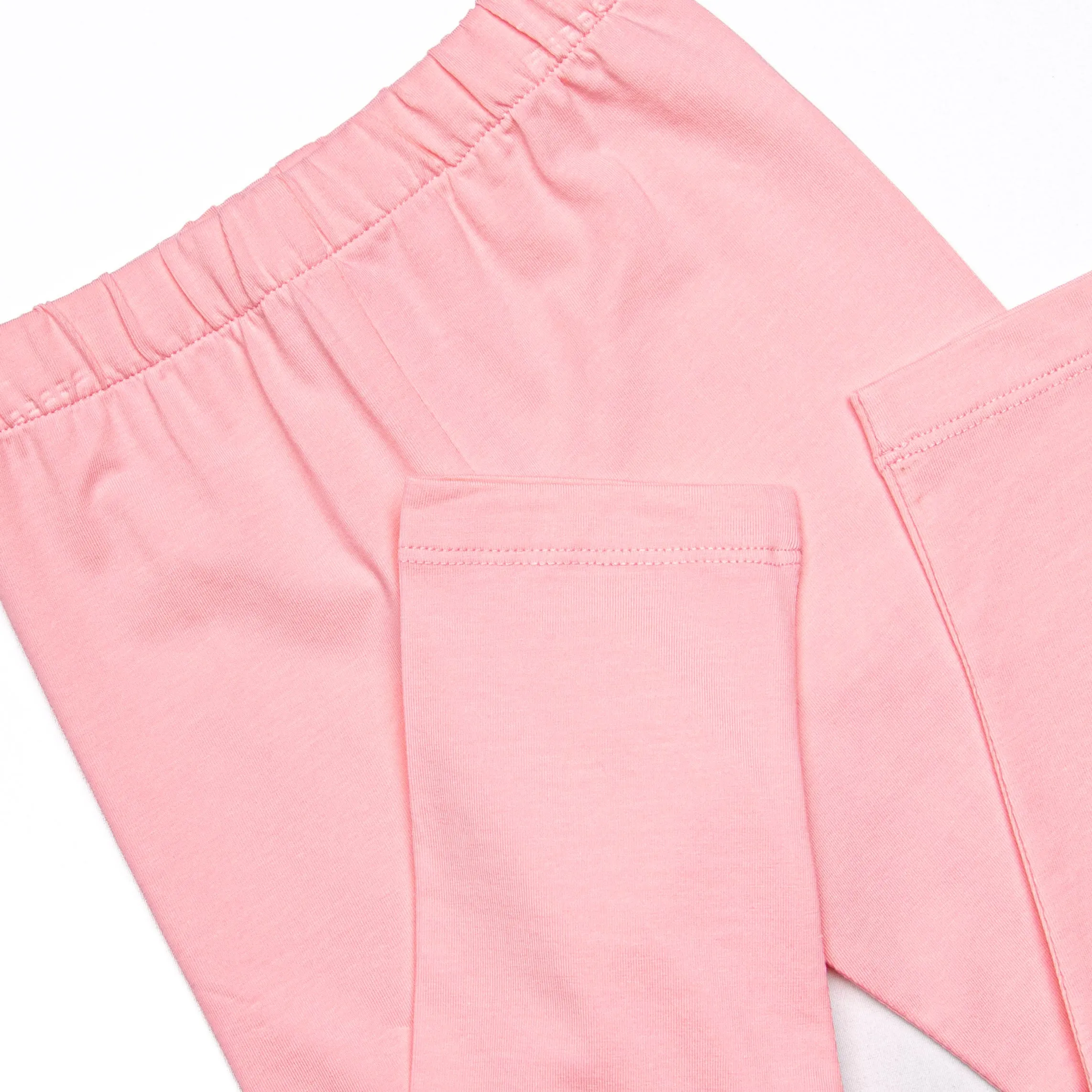 Fun at the Farm Smocked Legging Set, Pink Check