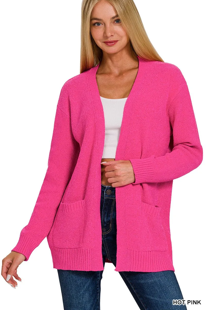 Fuschia Cardigan *