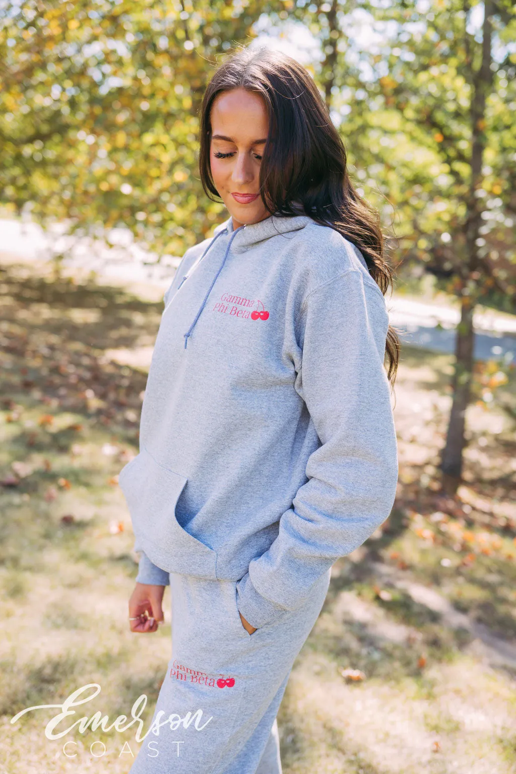 Gamma Phi Beta Lucky Match Box Hoodie Sweatpants Set