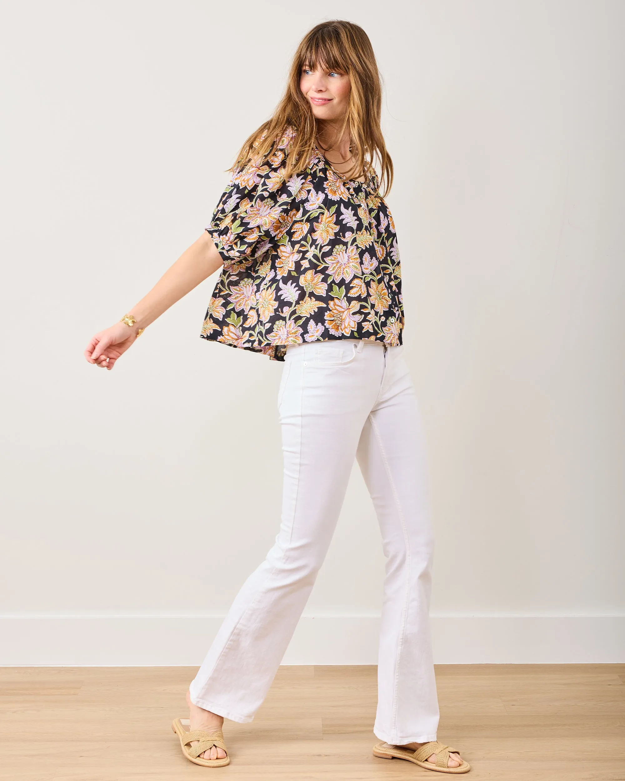 Gardenscape - Gilmore Blouse - Jet Black