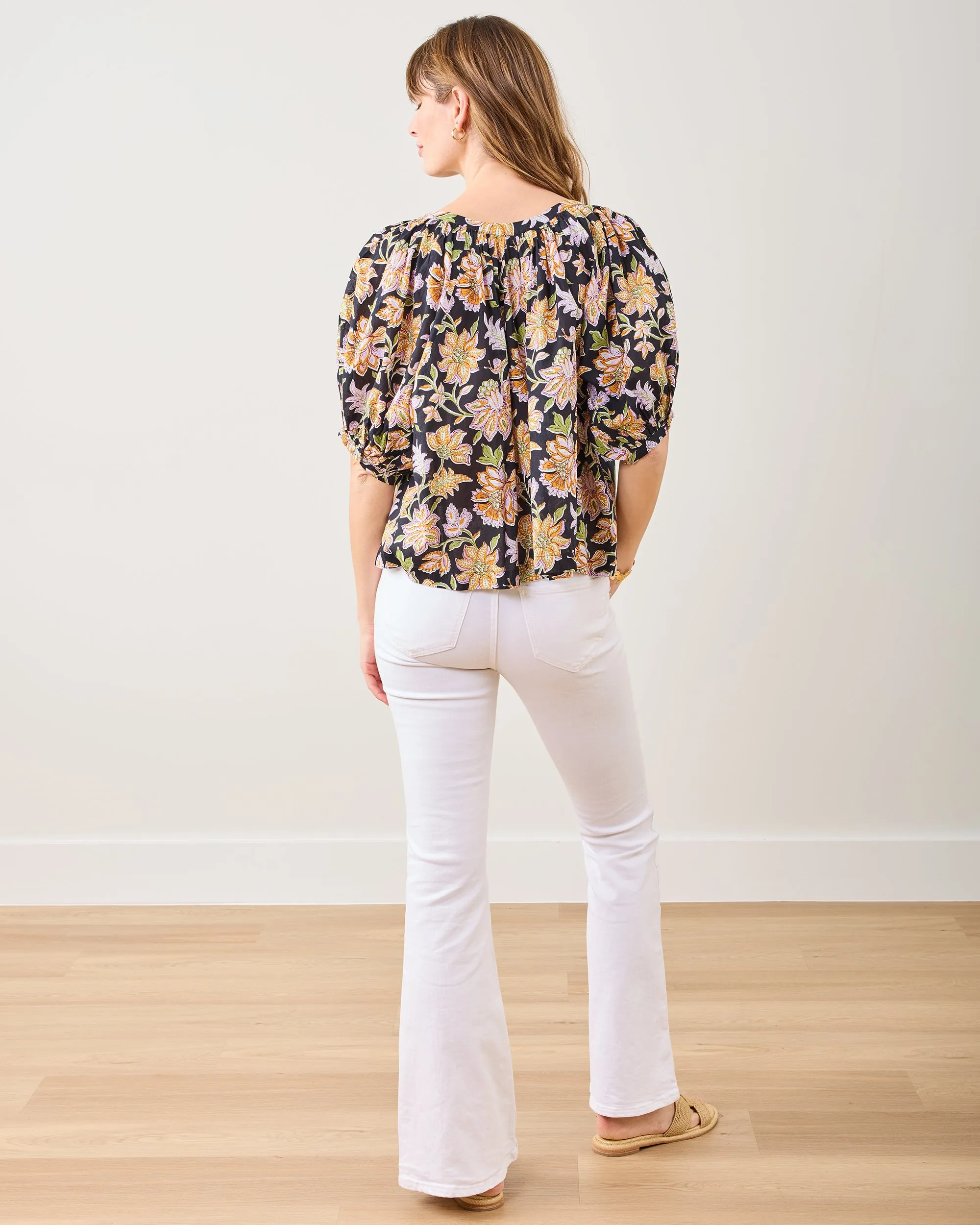 Gardenscape - Gilmore Blouse - Jet Black