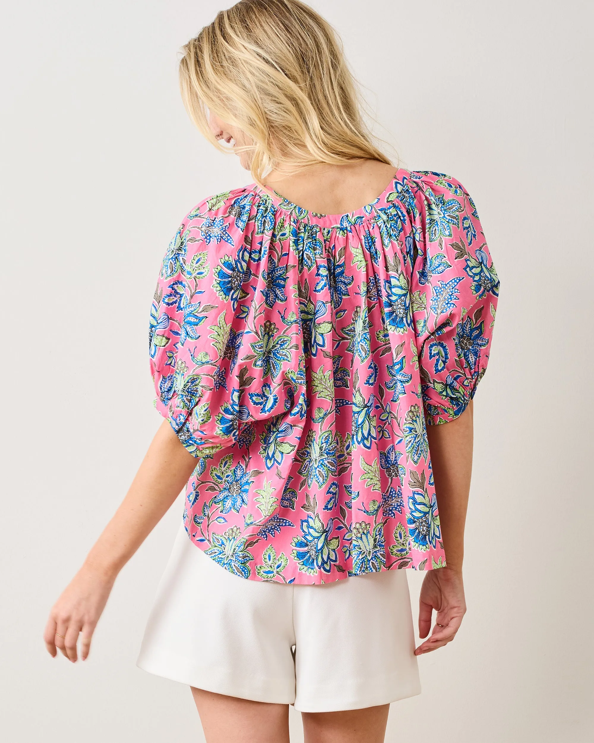 Gardenscape - Gilmore Blouse - Pink Palace