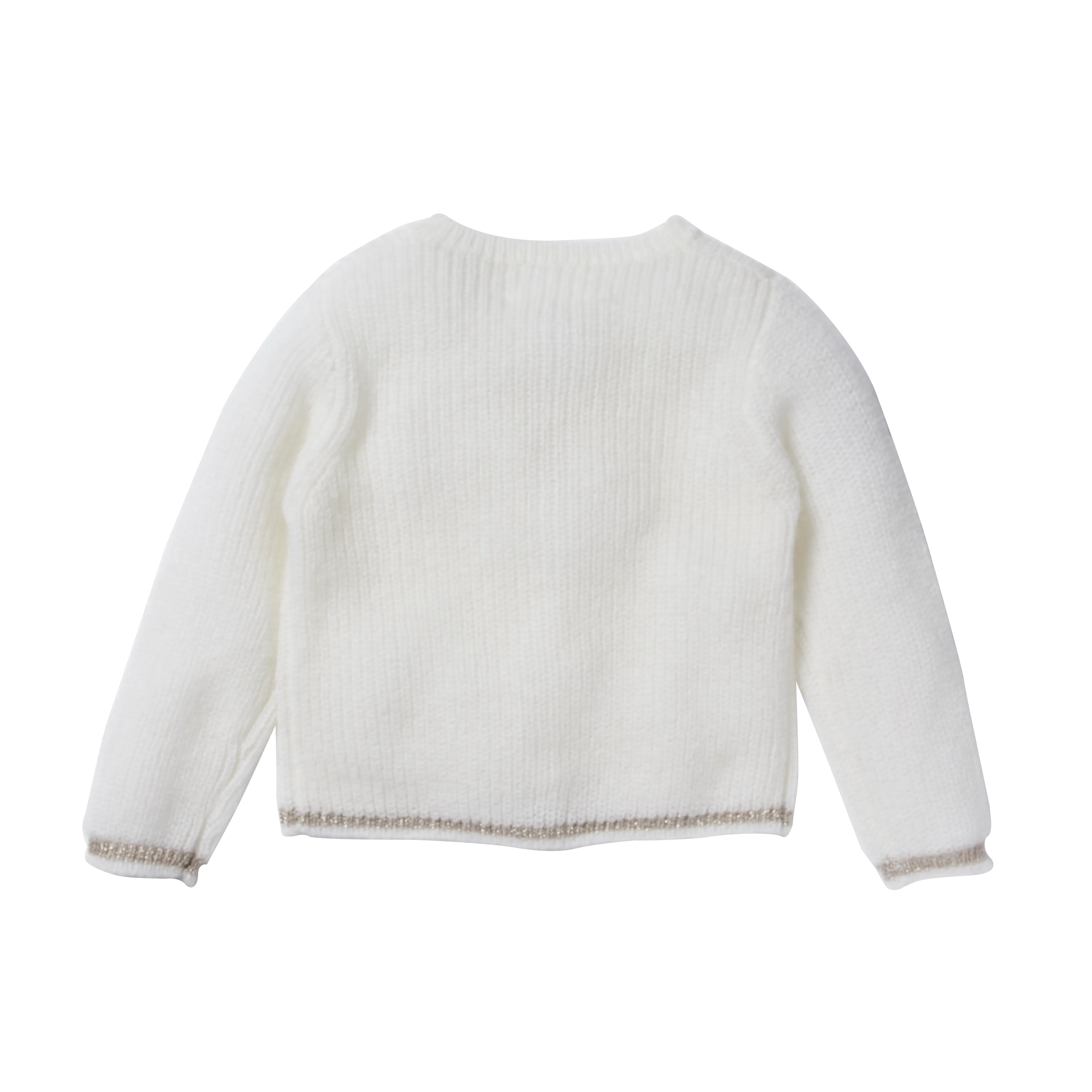 Girls Maddie Ecru Cardigan