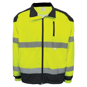 Global Glove & Safety GLO-WB1 FrogWear® HV Premium Windbreaker Jacket