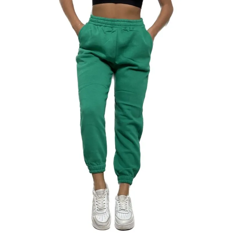Green Fleece Sweatpants 2
