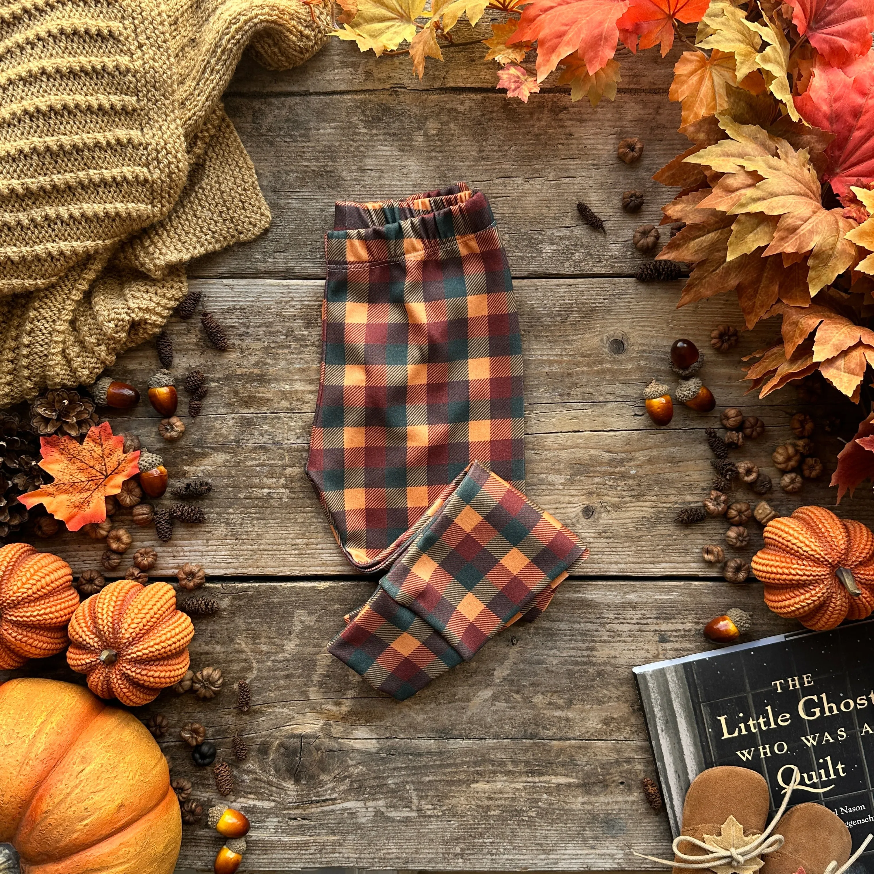 Halloween Check Slim Leggings | Ready To Post