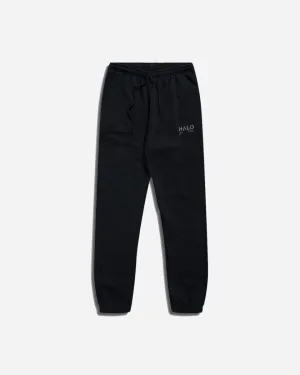 Halo Cotton Sweatpants - Black - Gammel