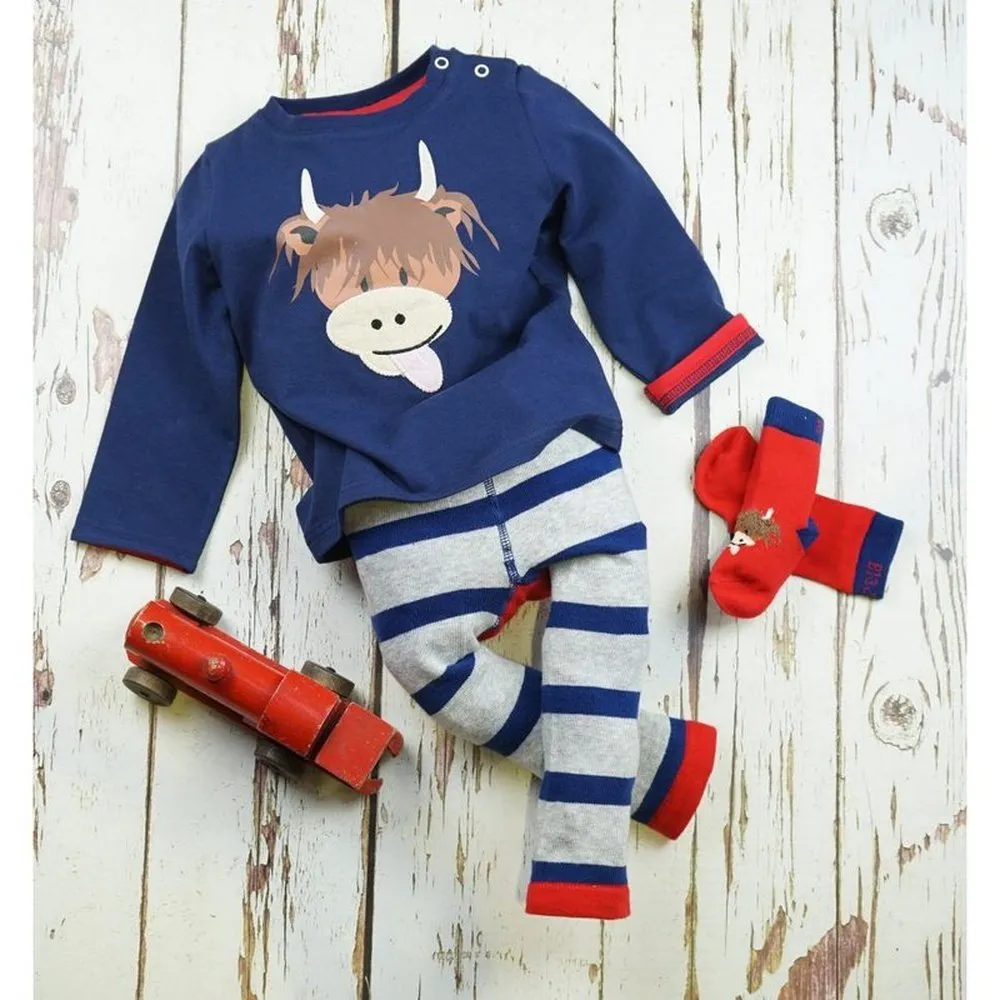 Hamish Highland Cow Leggings