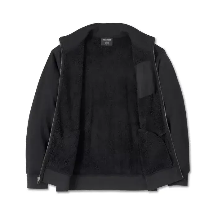Harley-Davidson® Men's Genuine Bar & Shield Track Jacket - Harley Black