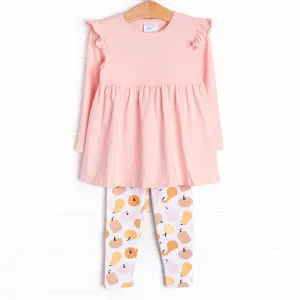 Harvest Hues Legging Set, Pink