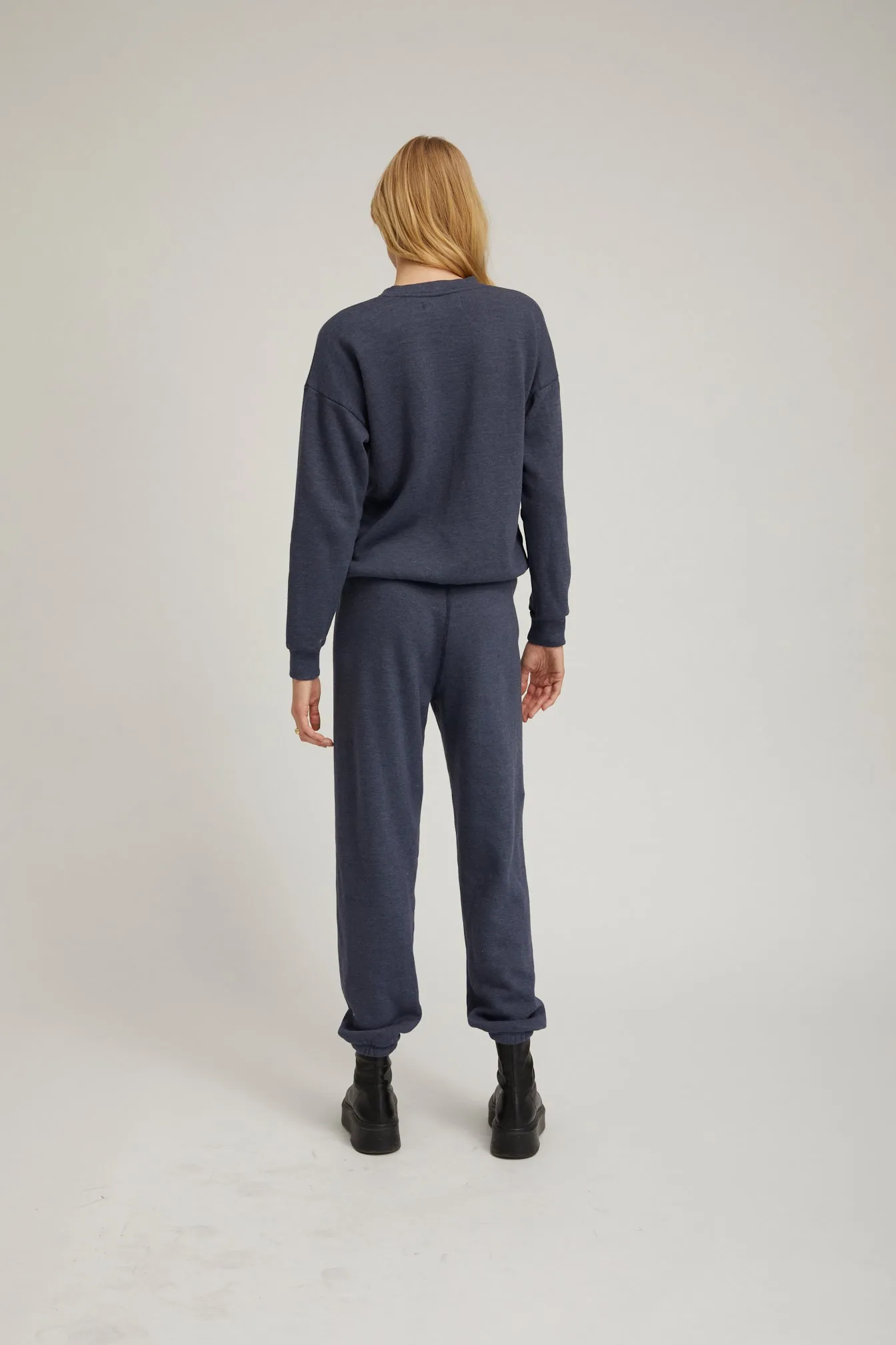 Heart Sweatpant in Navy