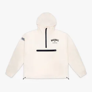 Heritage Premium Youth Windbreaker - Bone/Black