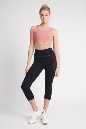 High Rise Contrast 3/4 Leggings 207