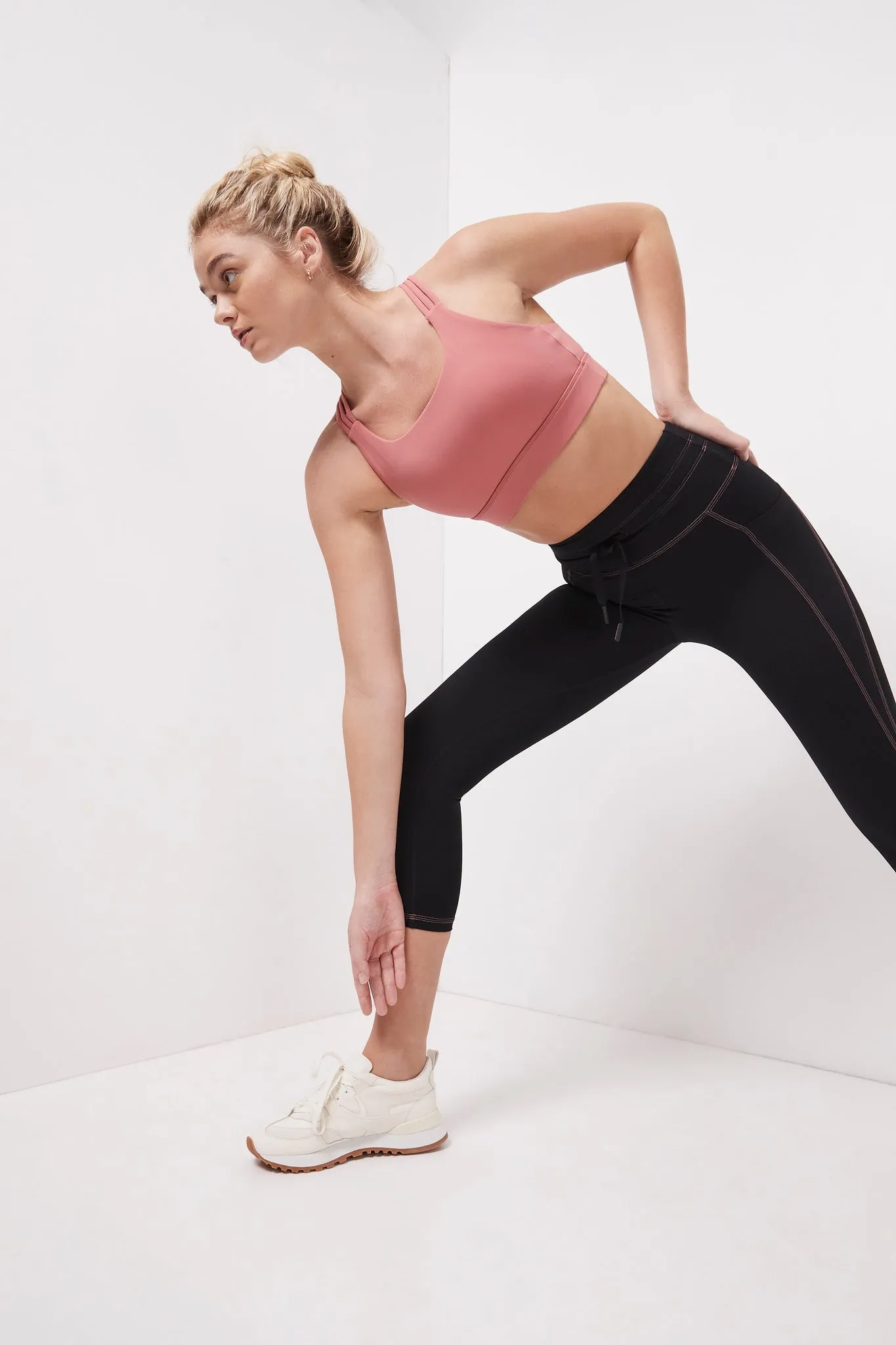 High Rise Contrast 3/4 Leggings 207