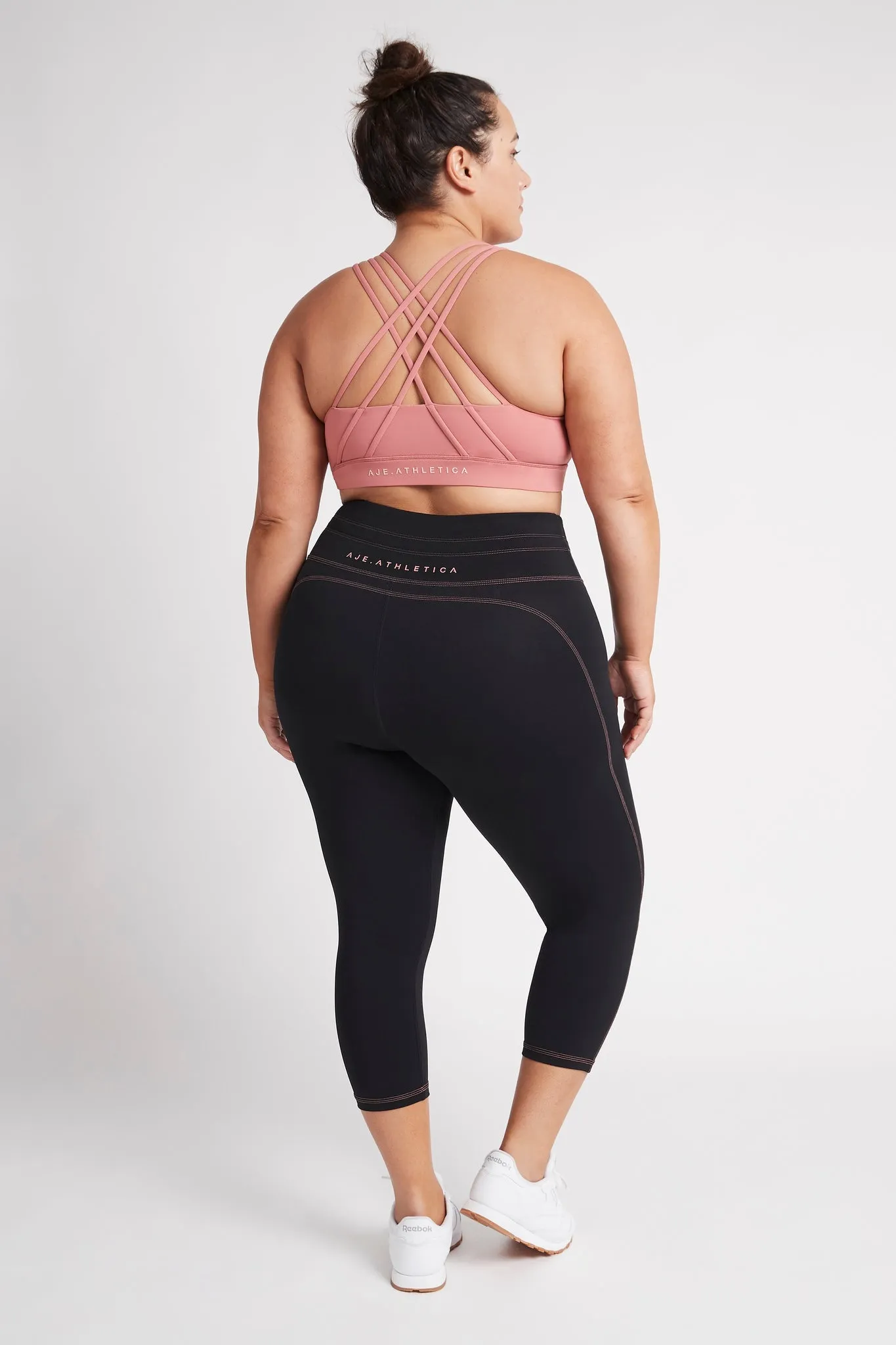 High Rise Contrast 3/4 Leggings 207