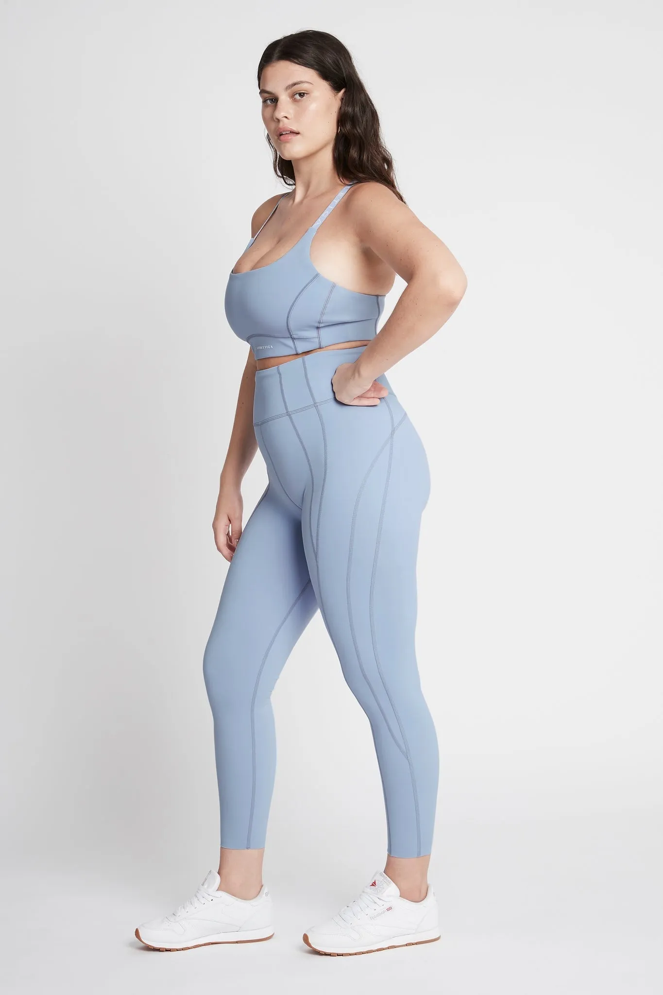 High Rise Triple Stitch 7/8 Legging 210