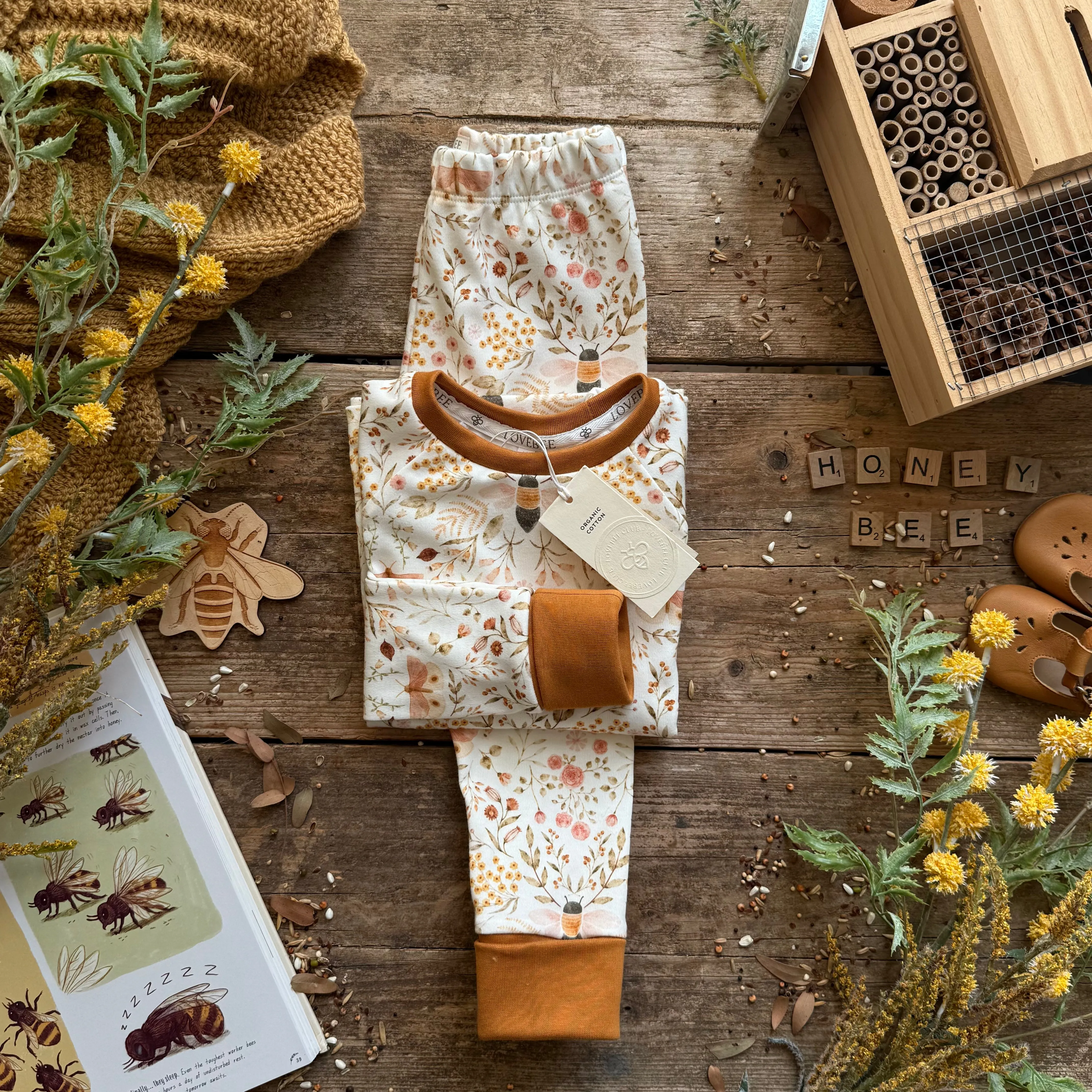Honey Blooms BeeJamas | Cosy Long | Ready To Post