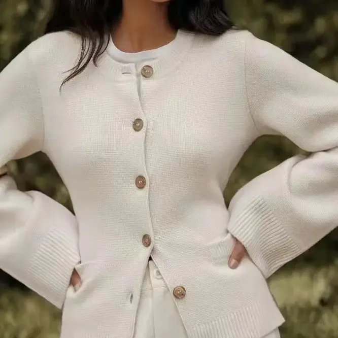 Hourglass Silhouette Chic Knit Cardigan