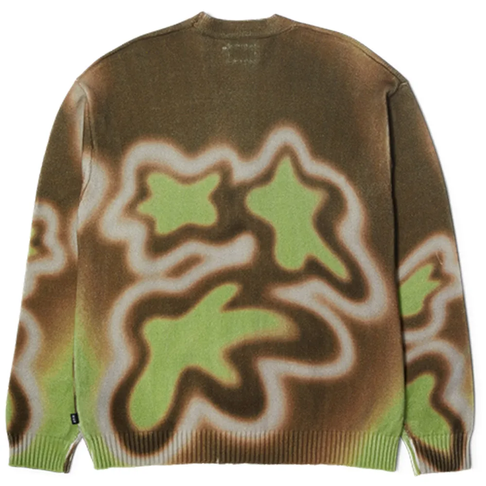 HUF Space Dust Cardigan Mud