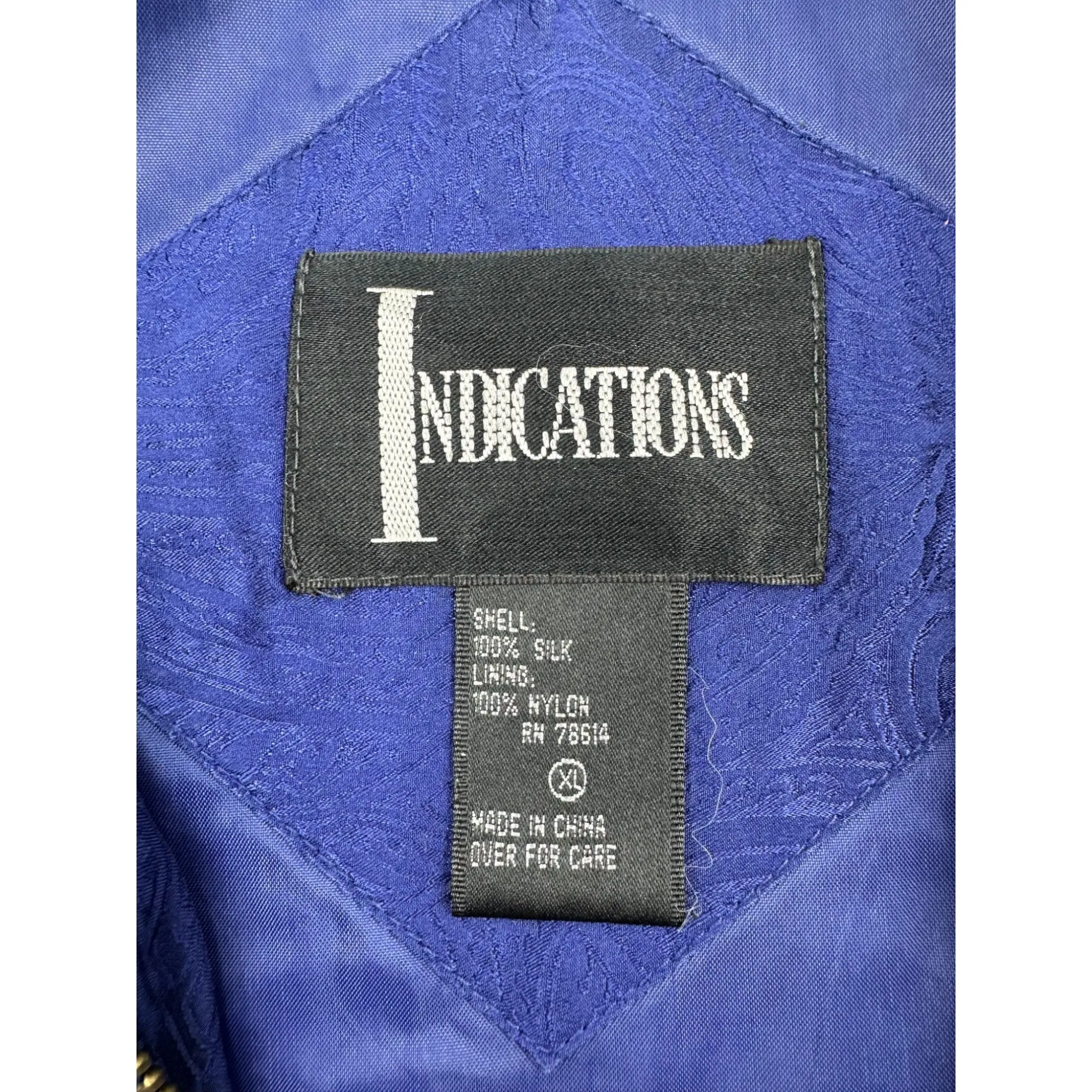 INDICATIONS "FLOWER SCROLLS" WINDBREAKER - (XL)