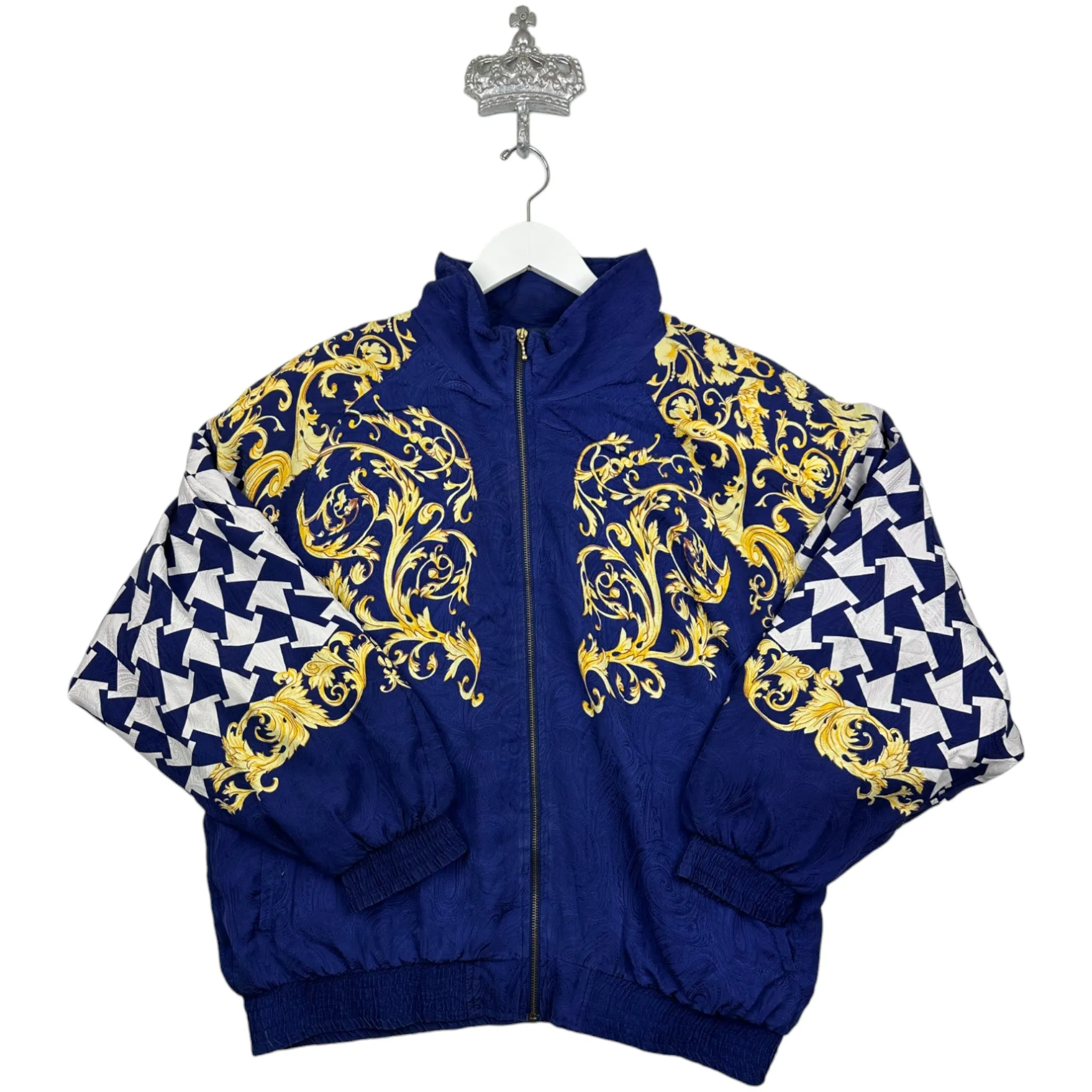 INDICATIONS "FLOWER SCROLLS" WINDBREAKER - (XL)
