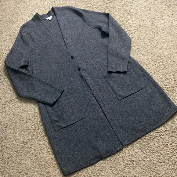 J. Jill long tunic, cardigan, duster, long sleeve size extra large gray