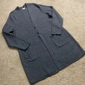 J. Jill long tunic, cardigan, duster, long sleeve size extra large gray