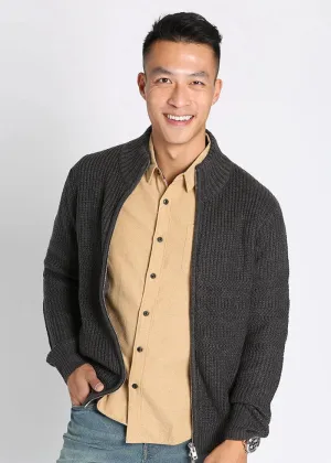 Jachs Full Zip Mockneck Sweater