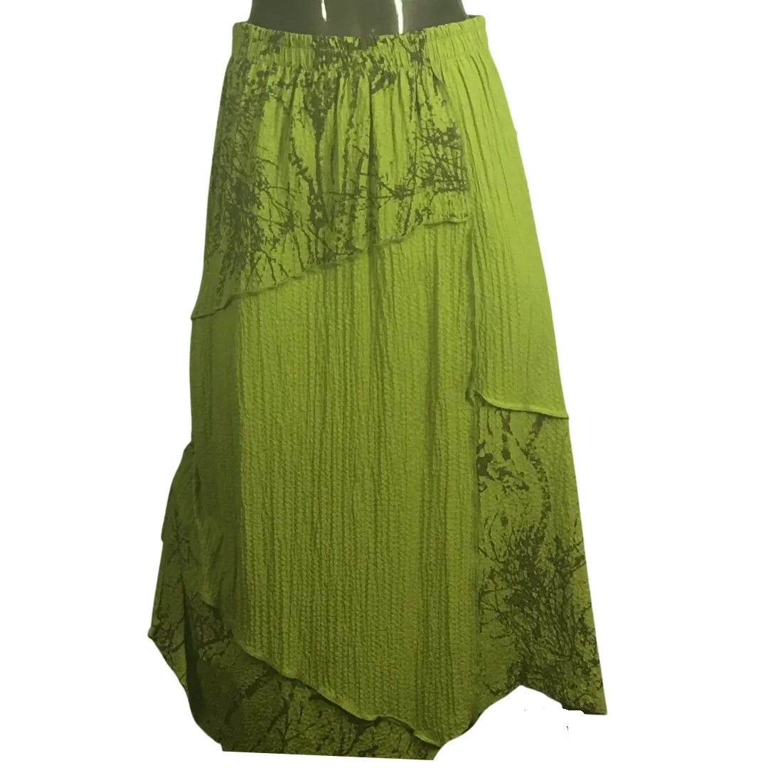 Jacket with Matching Angle Length Skirt
