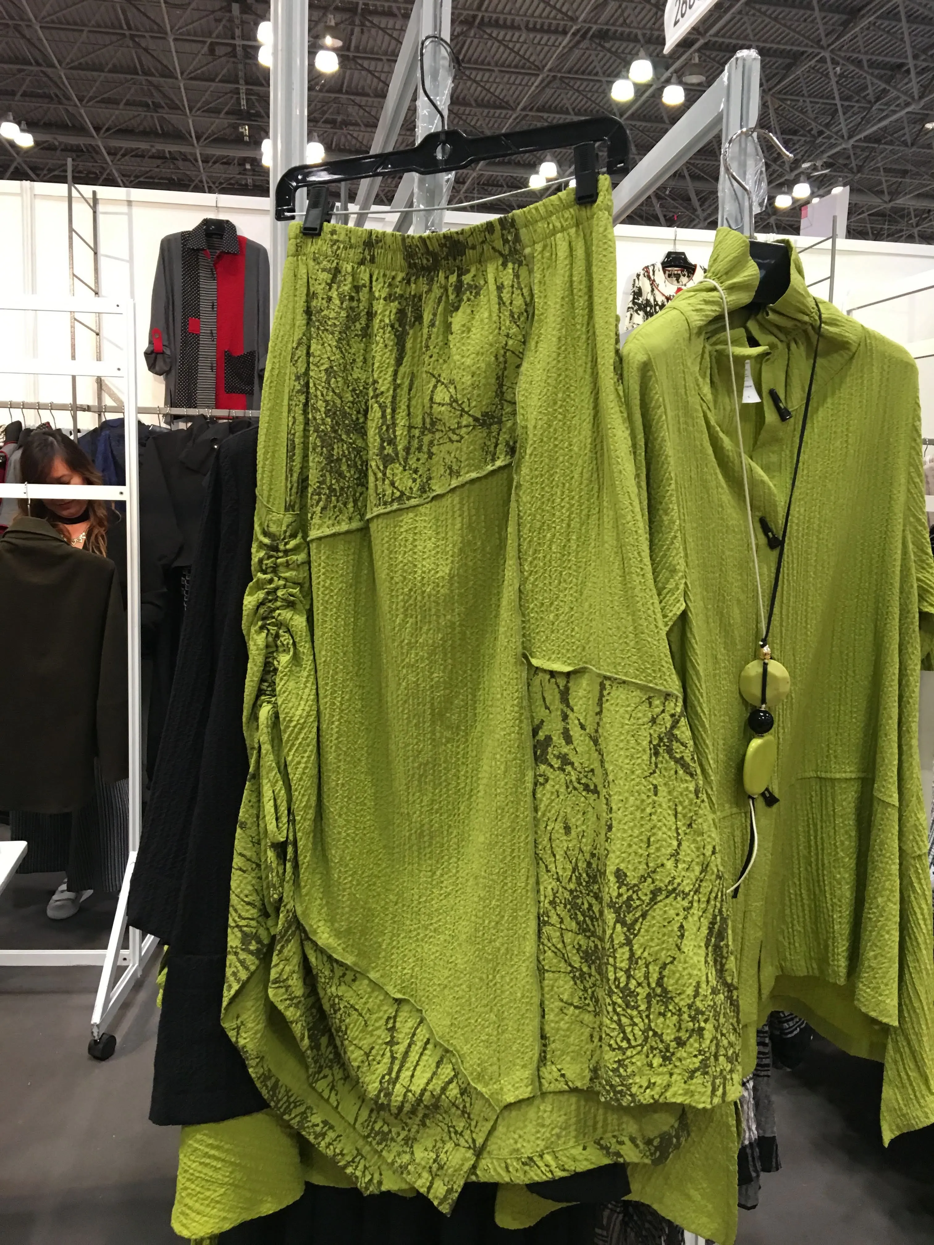 Jacket with Matching Angle Length Skirt