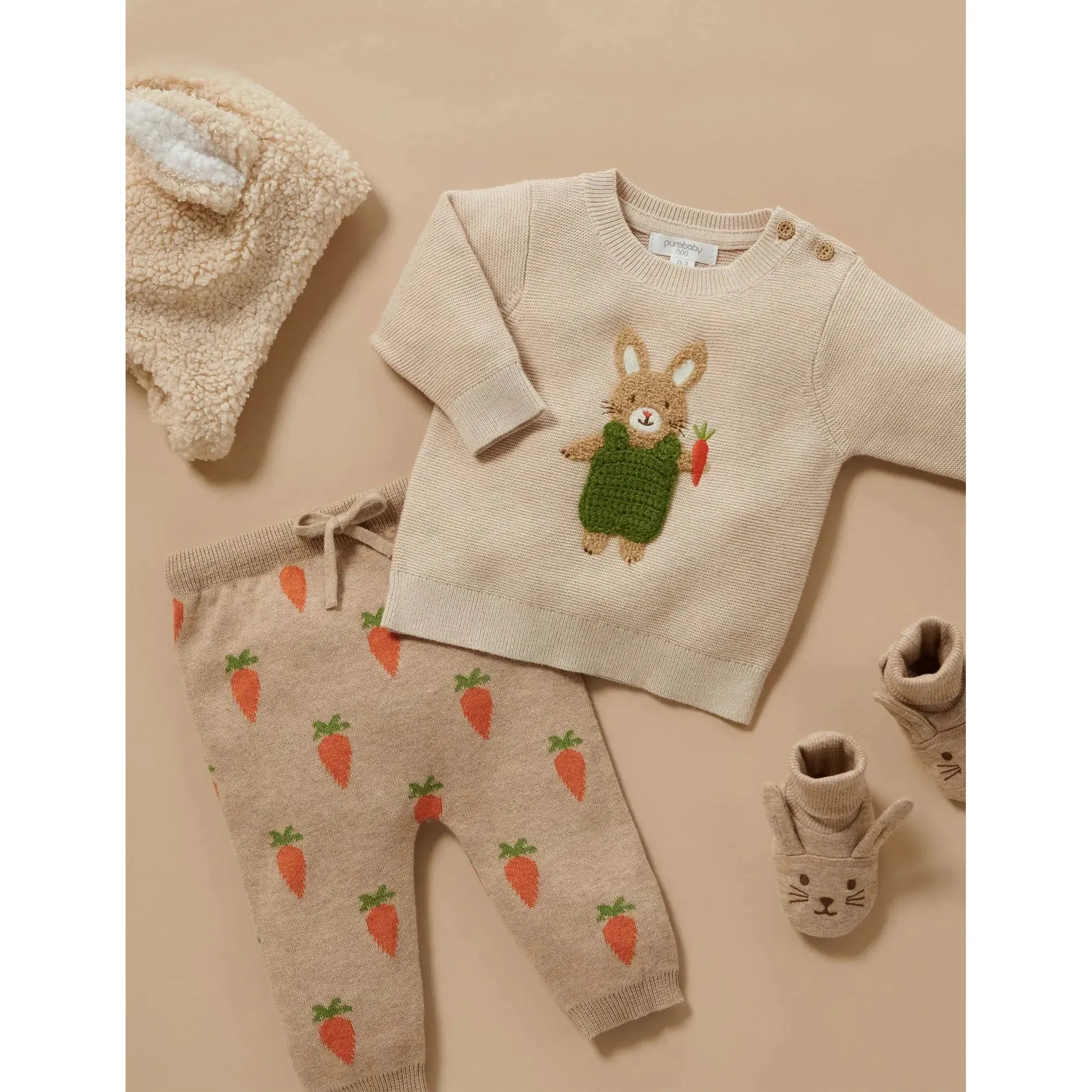 Jacquard Leggings - Carrot