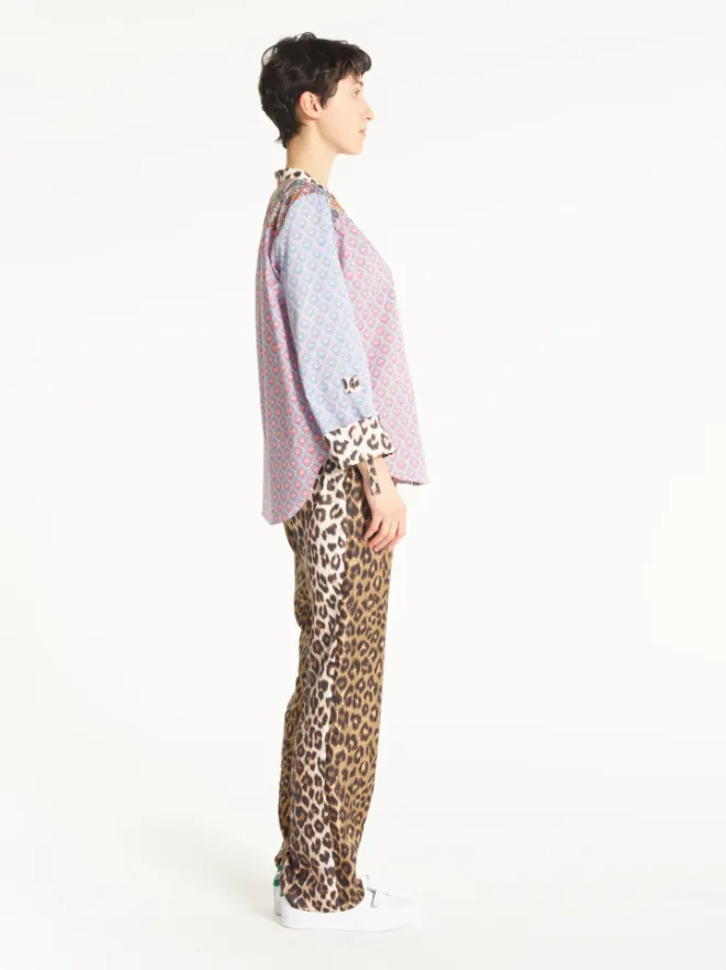 Jeanne Poplin Top