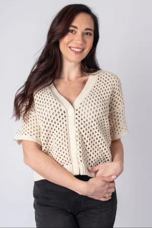 Jenna Open Knit Cardigan