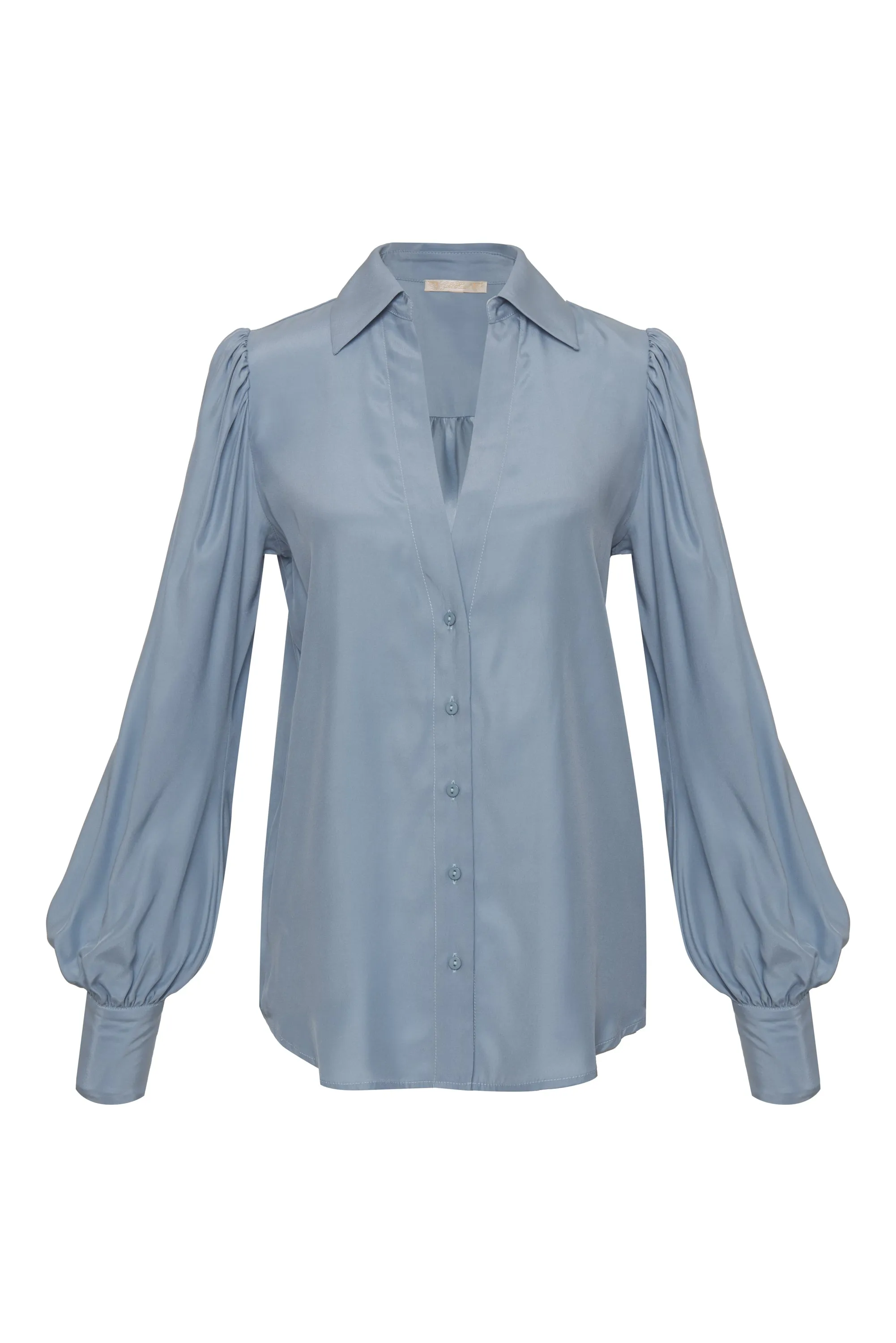 Jocelyn Glam Shirt Blue Chalk - LAST PIECES -