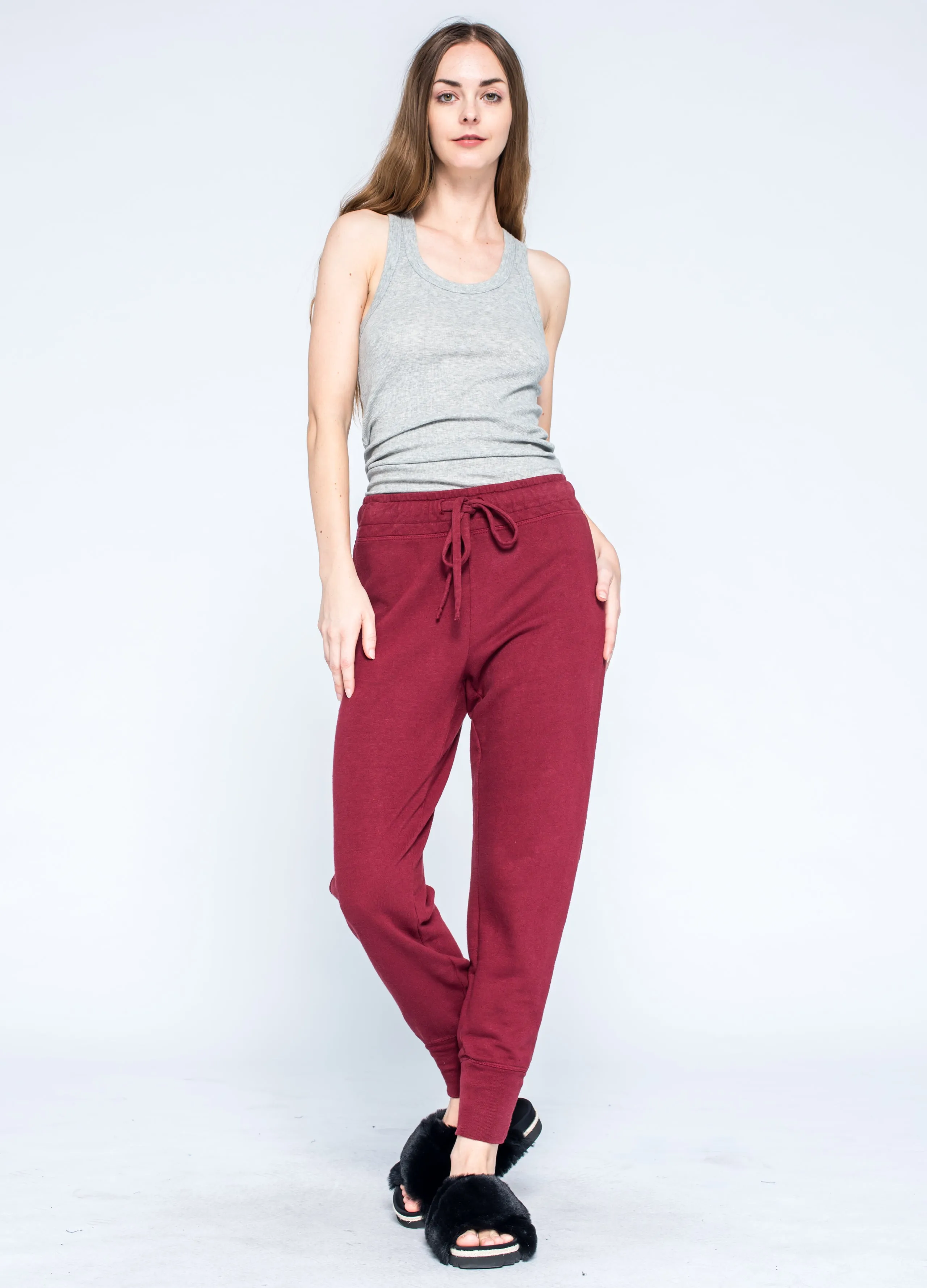 Jogger With Drawstring Cord Pant