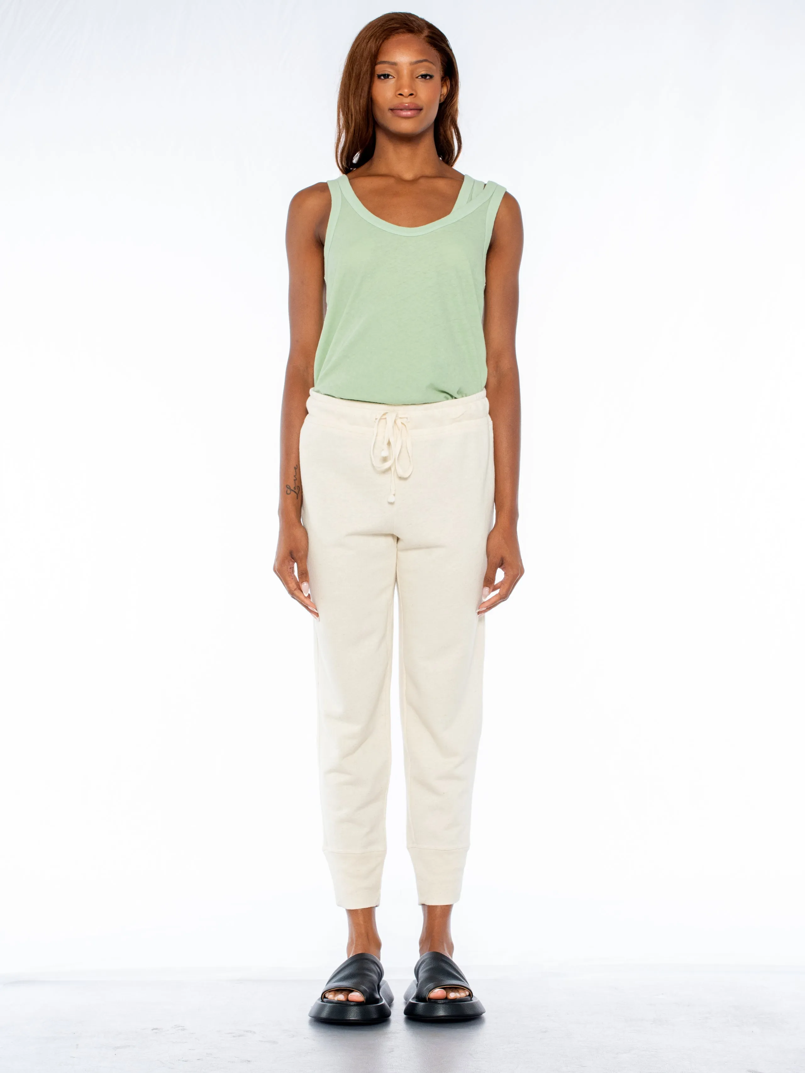 Jogger With Drawstring Cord Pant