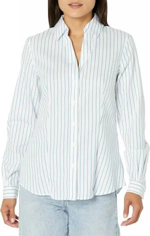 Jones New York Women's Long Sleeve Easy Care Button Down Blouse 10859553
