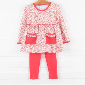 Josie Legging Set, Pink Floral