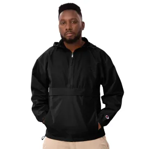 Just FLO With It Embroidered Champion Jacket (Black)
