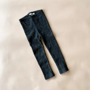 Kait Rib Leggings | Charcoal
