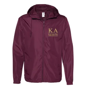 Kappa Alpha Order Full Zip Windbreaker