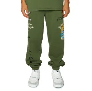 Kappa Authentic Choco Green Sweatpants