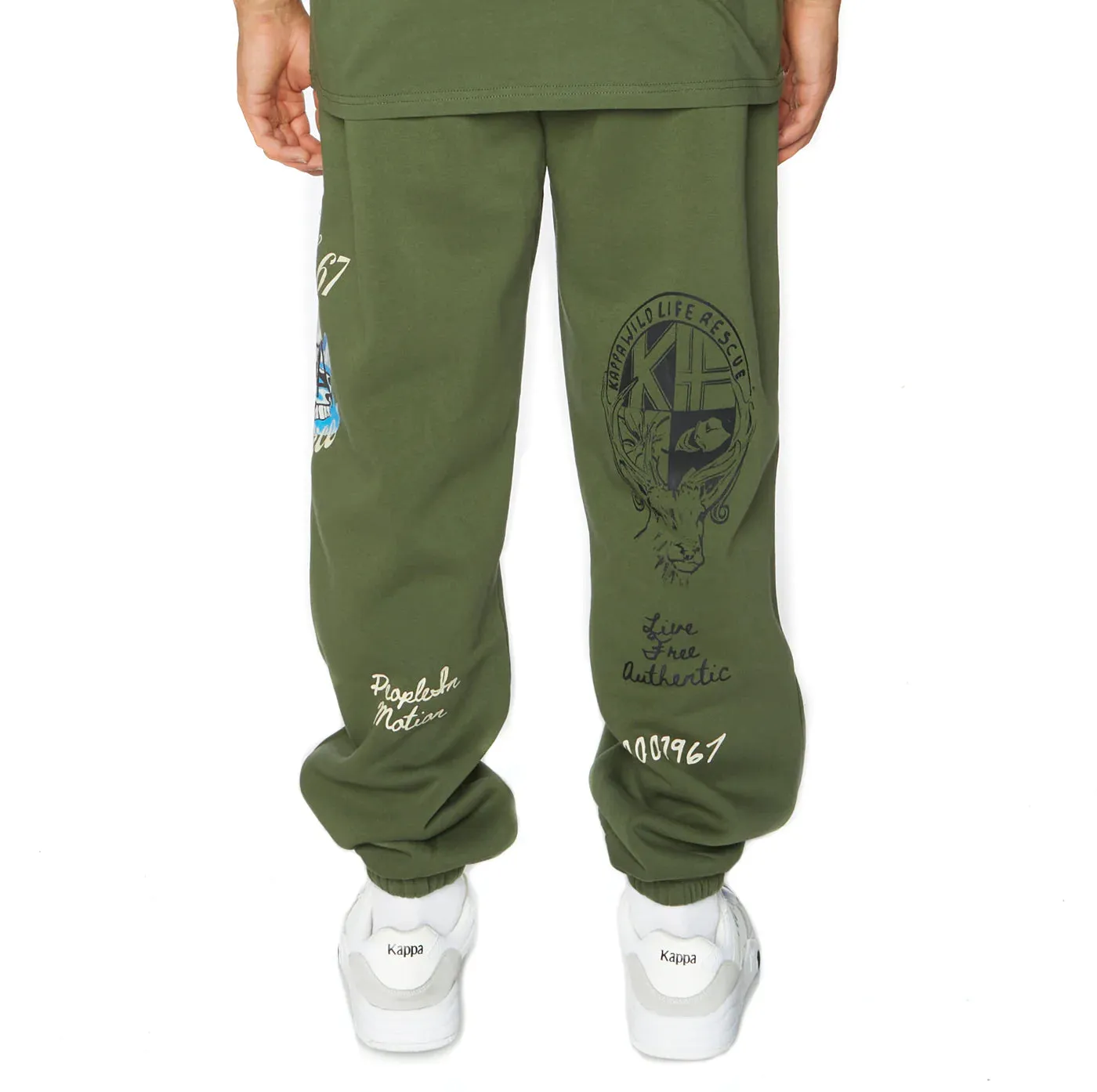Kappa Authentic Choco Green Sweatpants