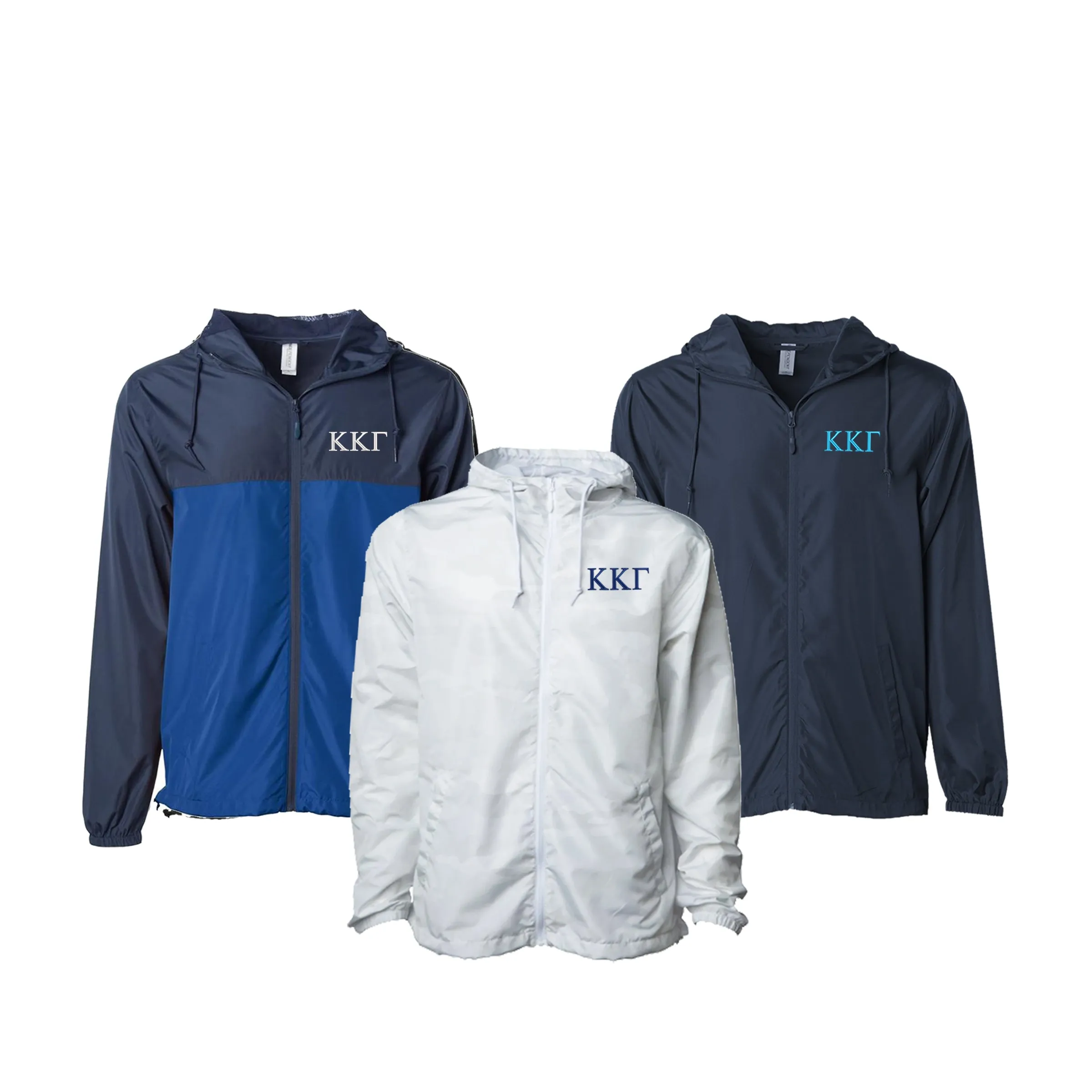 Kappa Kappa Gamma Windbreaker Jacket - Letters