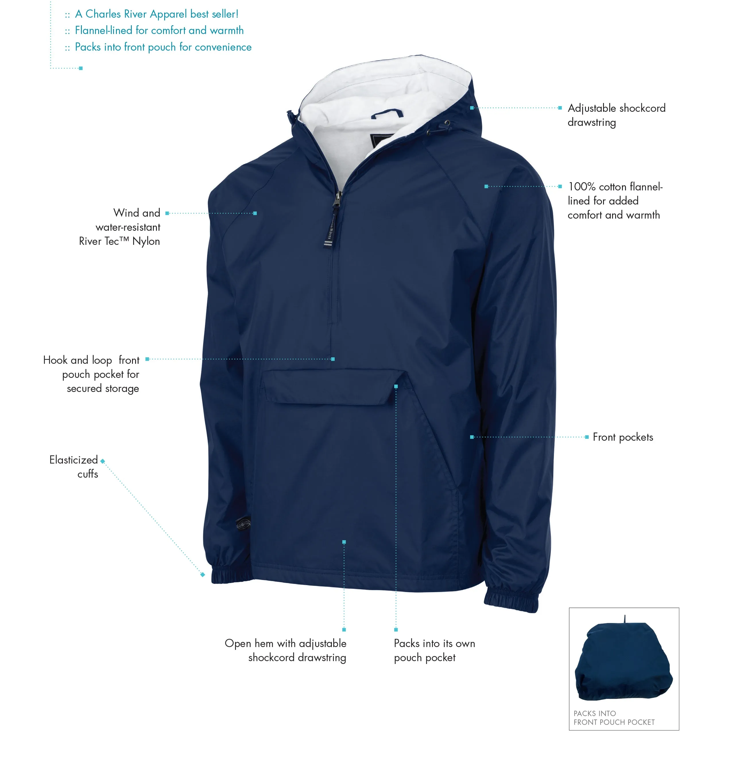 Kappa Kappa Psi Lined Windbreaker