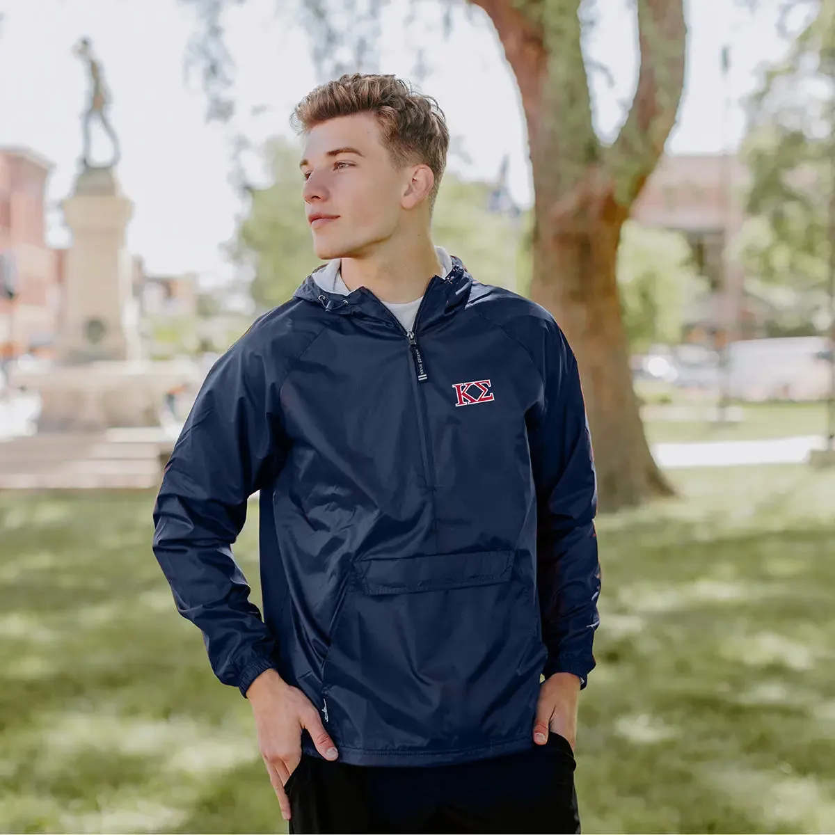 Kappa Sig Classic 1/4 Zip Rain Jacket