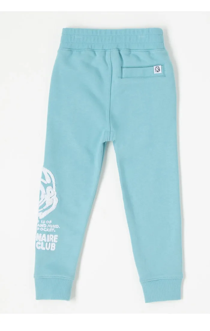 Kids bb bliss sweatpants - milky blue
