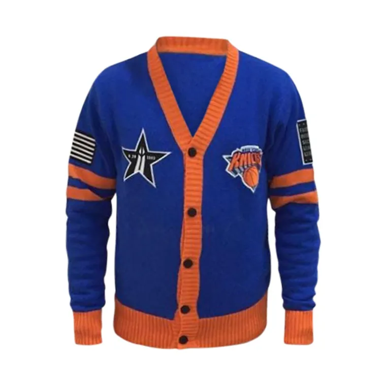 Knicks Black History Collection Cardigan Sweater